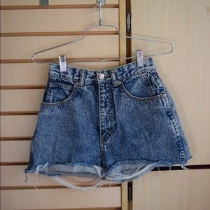 Vintage Distressed Denim Cut offs
